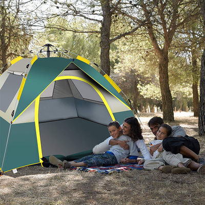 Otomatik Suya Dayanıklı Kamp Açılır Çadır 3-4 Kişilik Aile İçin Kolay Kurulum