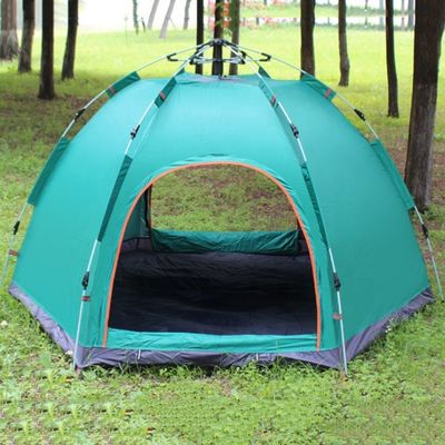 Hafif Otomatik Pop Up Kamp Çadırı Güneş Kremi 170T Polyester Malzeme