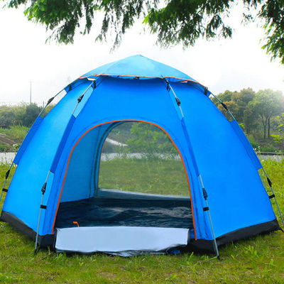 Açık Anında Açılır Kamp Çadırı 190T Tafta Kumaş Rüzgar Geçirmez Su Geçirmez
