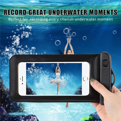 Kararlı Yüzebilir Suya Dayanıklı Telefon Kılıfı Su Geçirmez Kılıf Güvenilir IPX8 Seviyesi