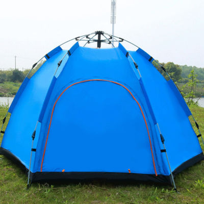 Hafif 170T Polyester Kamp Açılır Çadır Fiberglas Katlanır Kamp Çadırı