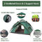 Kamp İçin Anında Açılır Çadırlar, 3-4 Kişilik Otomatik Kamp Çadırı 60'lı Kurulum