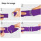 EVA Polyester Pamuk Pilates Yoga Seti Yoga Tuğla Streç Askı 3 Parça Set