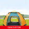 Su Geçirmez Kubbe Otomatik Açılan Çift Katmanlı Kamp Çadırı Anti UV 3 ila 4 Kişi