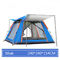 Taşınabilir Anında Açılır Suya Dayanıklı Rüzgar Geçirmez Kamp Çadırı 3 - 4 Kişi
