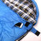 Dökülmeye Dayanıklı Zarf Açık Kamp Uyku Tulumu 170T Polyester Yumuşak İçi Boş Pamuk