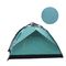 Açık Tek Katmanlı 2 3 Kişilik Kamp Çadırı Anti UV Derin Yeşil Renk