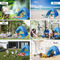 Güneş Koruyucu SPF 50+ Pop Up Çadır Plaj Barınağı Üç sezon için Tek Yatak Odası